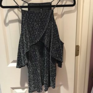 Shimmery Going Out Top